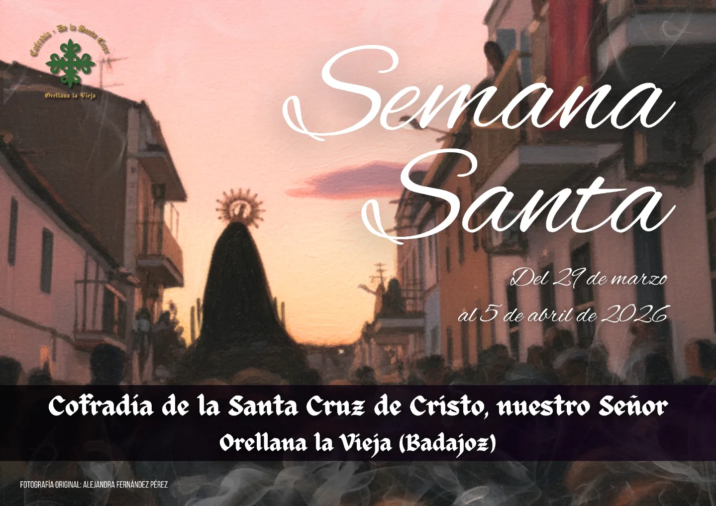 Cartel de Semana Santa en Orellana la Vieja 2026